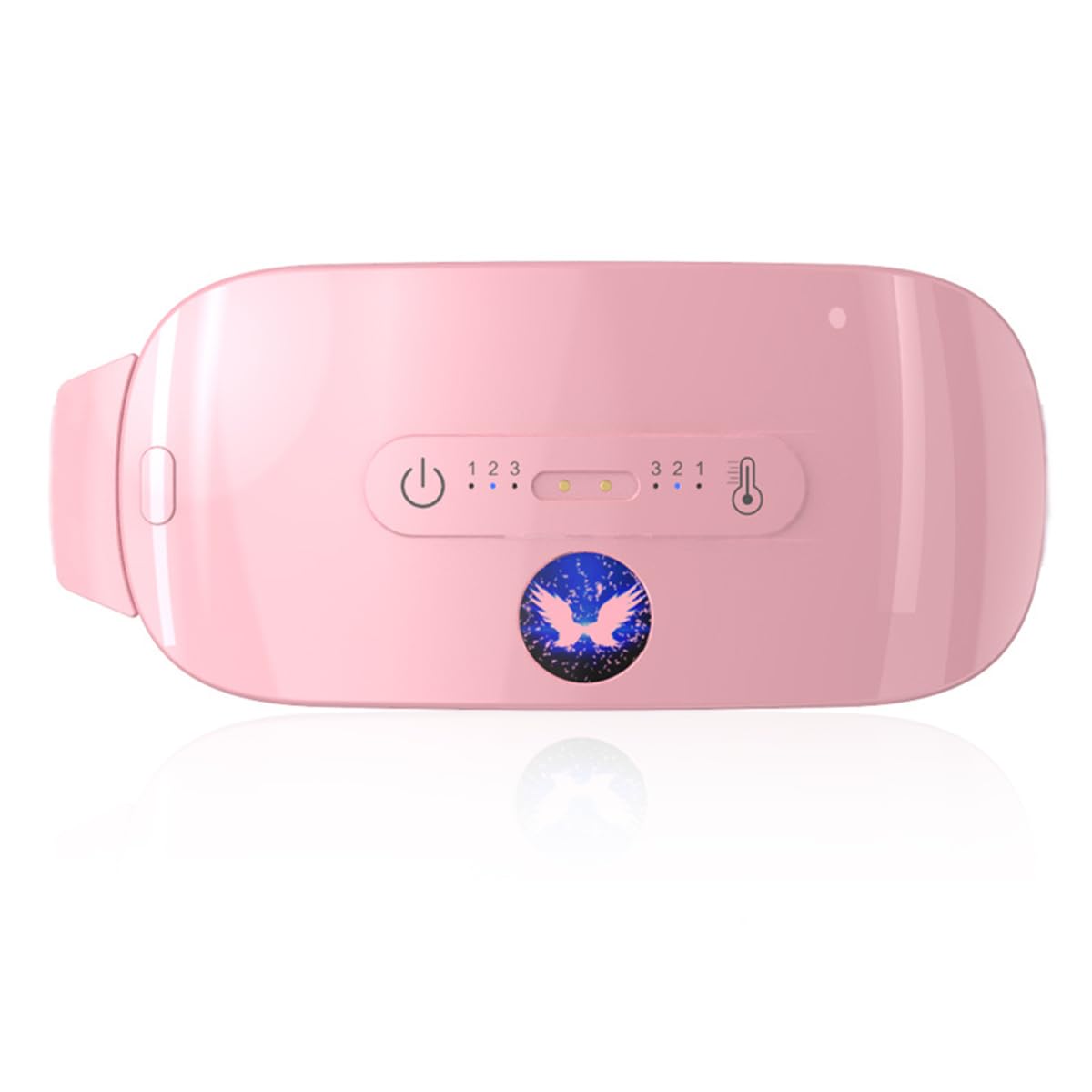 HANNEA Electric Heating Pad for Period Cramps Women, Girl Portable Cordless Back Pain Relief Belt, Belly Warmer Heating Pad with 3 Heat Levels & 3 Massage Modes Menstrual Heating Pad for Women - Pink HANNEA Electric Heating Pad for Period Cramps Women, Girl Portable Cordless Back Pain Relief Belt, Belly Warmer Heating Pad with 3 Heat Levels & 3 Massage Modes Menstrual Heating Pad for Women - Pink